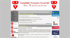 Desktop Screenshot of kwzc.zwemclub.be